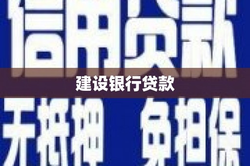 阳朔建设银行贷款