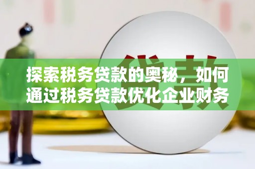 阳朔探索税务贷款的奥秘，如何通过税务贷款优化企业财务
