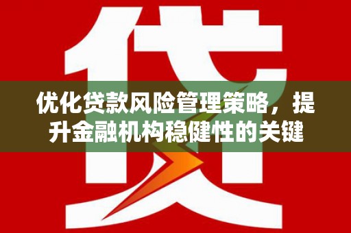 阳朔优化贷款风险管理策略，提升金融机构稳健性的关键