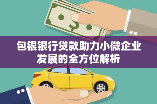 阳朔包银银行贷款助力小微企业发展的全方位解析