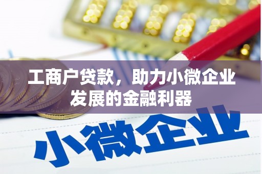 阳朔工商户贷款，助力小微企业发展的金融利器