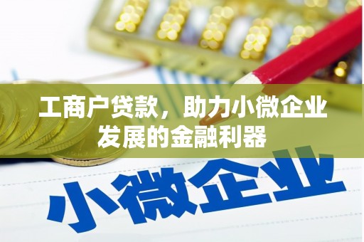 阳朔工商户贷款，助力小微企业发展的金融利器