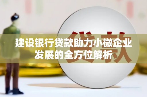 阳朔建设银行贷款助力小微企业发展的全方位解析