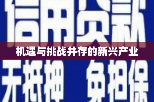 阳朔机遇与挑战并存的新兴产业